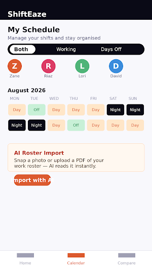 ShiftEaze Screenshot 1
