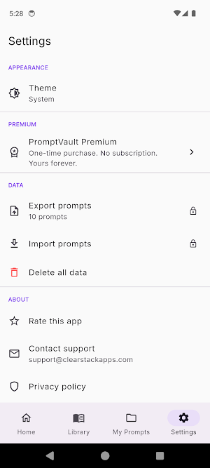 PromptVault: AI Prompt Manager Screenshot 3
