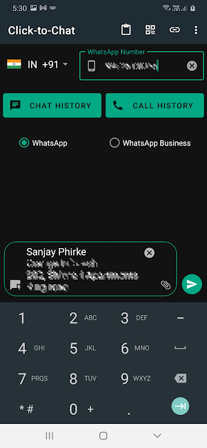 Click to Chat Screenshot 2