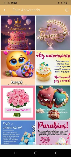 Mensagens de Feliz Aniversario Screenshot 1