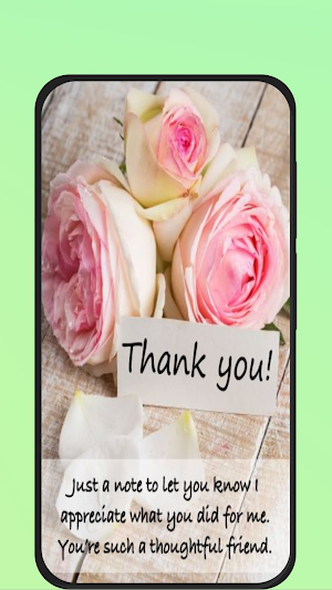 thank you messages for friends Screenshot 1