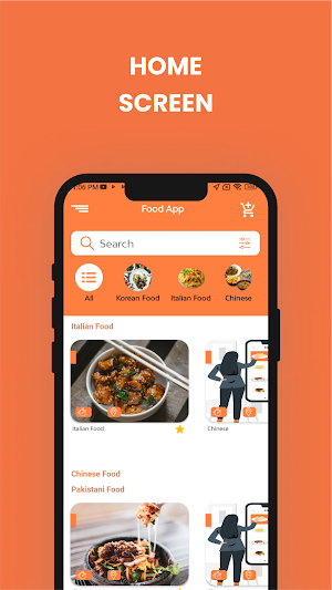 Food App Screenshot 1
