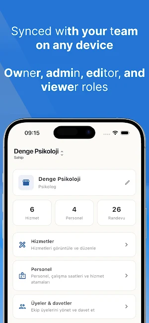 RandevuSis Business Screenshot 3