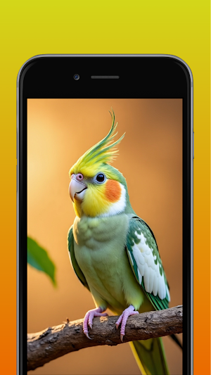 Cockatiel bird Wallpaper 4K Screenshot 3