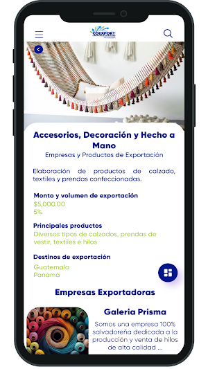 COEXPORT El Salvador Screenshot 1