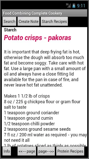 Food Combining Complete Guide Screenshot 1