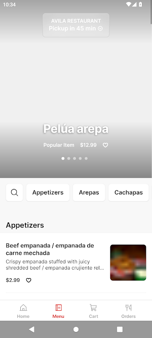 Avila Restaurant Screenshot 1
