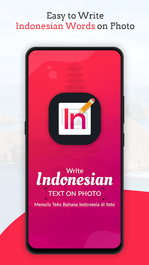 Write Indonesian Text on photo Screenshot 0