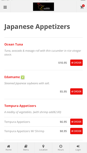 Esann Thai Restaurant Screenshot 2