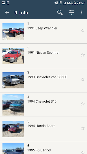 MEA Auctions Screenshot 1