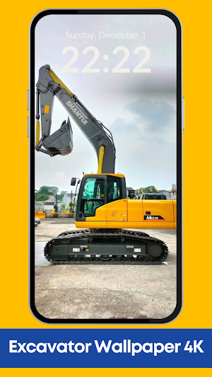 Excavator Wallpaper 4K Screenshot 0