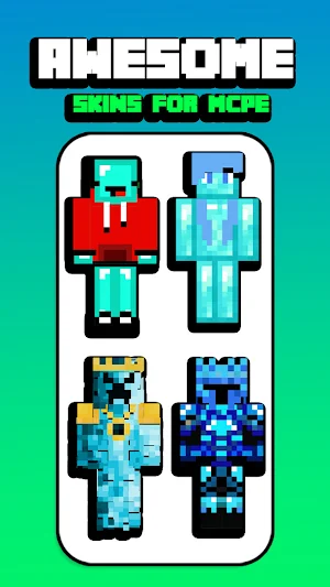 Diamond Skins For Minecraft PE Screenshot 0