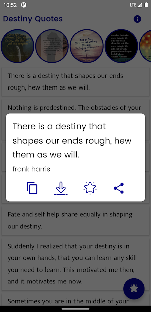 Destiny Quotes and Sayings Screenshot 0