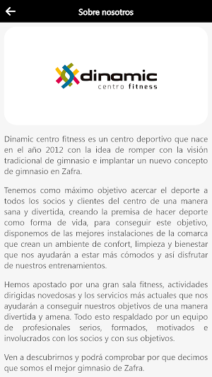 Dinamic Fitness Screenshot 2