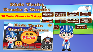 Kids Train 3rd Grade Games Screenshot 0