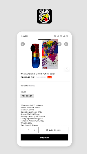 Osus Tattoo Supplies Screenshot 2