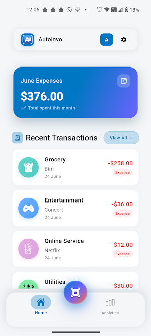 Autoinvo Screenshot 0