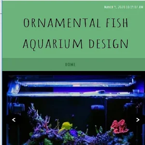 ornamental fish aquarium design Screenshot 0