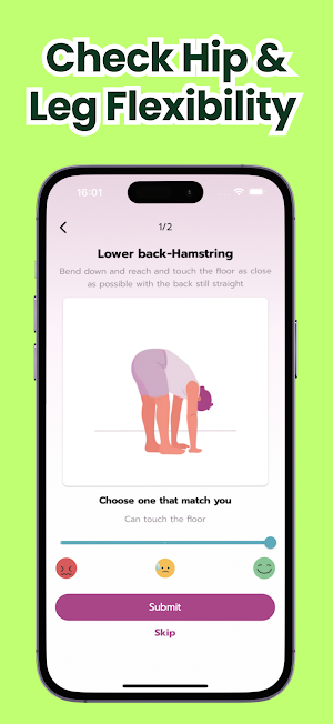 Stretching App & Fit: TouchToe Screenshot 1