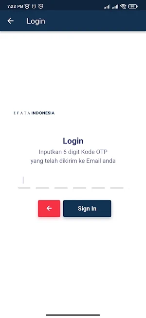 EFATA NOTIFICATION Screenshot 1