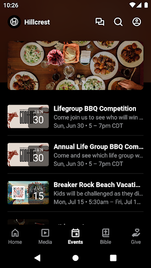 The Hillcrest Baptist Church Screenshot 2