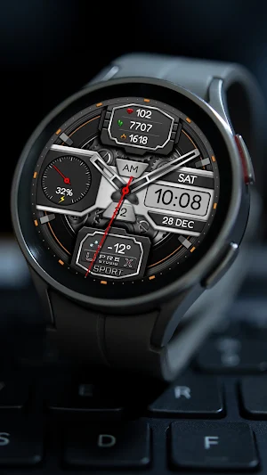 Hybrid PUNEL URX131 Watch face Screenshot 2