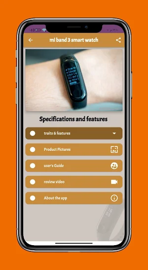 mi band 3 smart watch Guide Screenshot 0