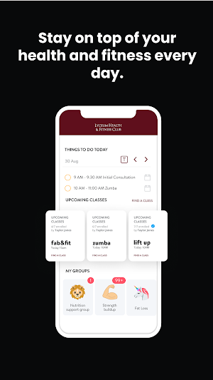 Lyceum Health And Fitness Club Screenshot 1