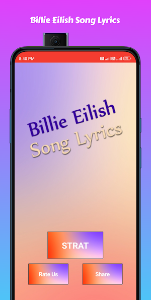 Billie Eilish Song Lyrics Screenshot 1