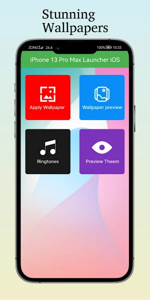 iPhone 13 Pro Max Launcher iOS Screenshot 1