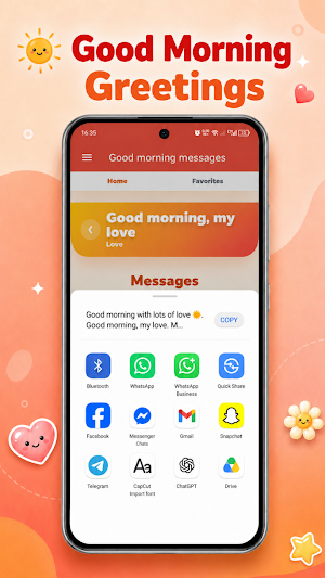 Good Morning Messages Screenshot 0