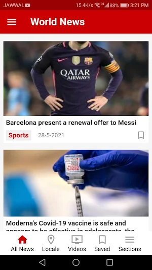 World news Screenshot 1