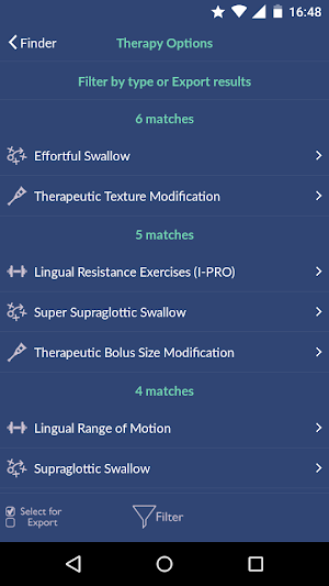 Dysphagia Therapy Screenshot 2