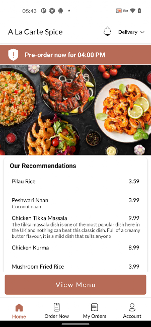 A La Carte Spice Screenshot 1