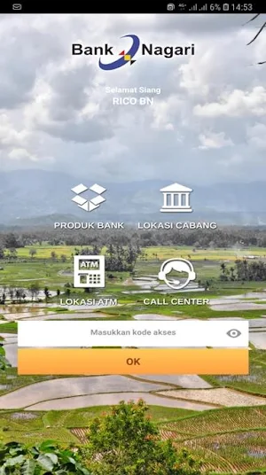 Nagari Mobile Banking Screenshot 1