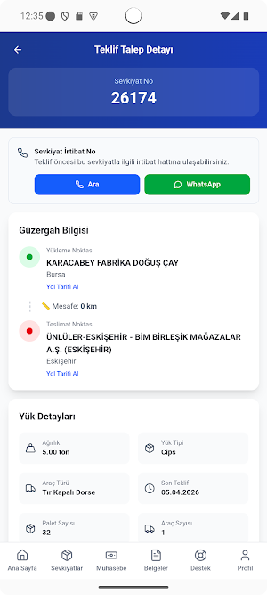 Doğuş Çay Yük Ortağım Screenshot 1