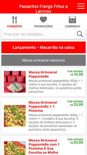 Passaritos Frango Frito Screenshot 1