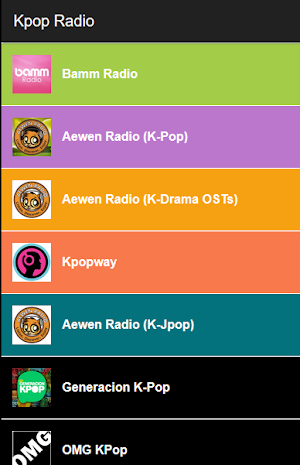 Kpop Music Radio K-POP Songs R Screenshot 0