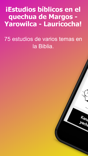 Bible studies Margos-Yarowilca-Lauricocha Quechua Screenshot 0