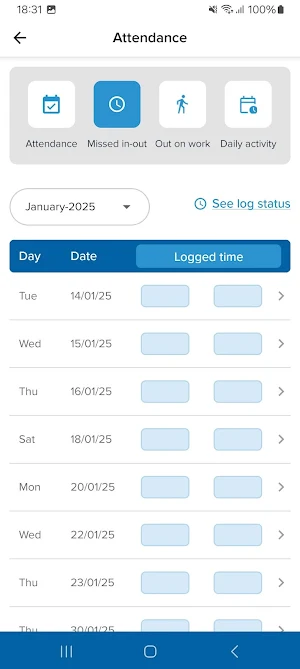 Employee Hub Screenshot 2