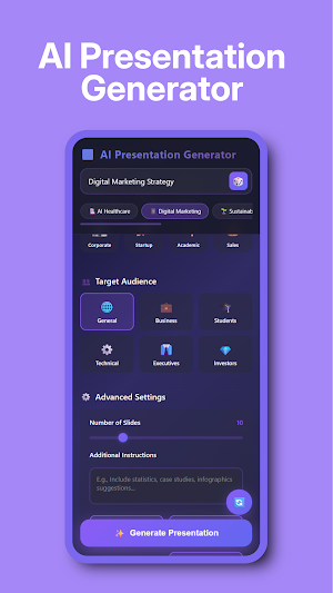Presentations AI app Screenshot 1