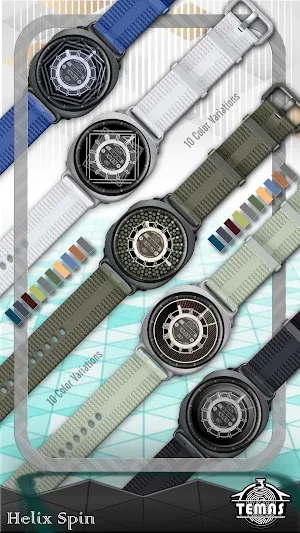 Helix Spin Watch Face Screenshot 3