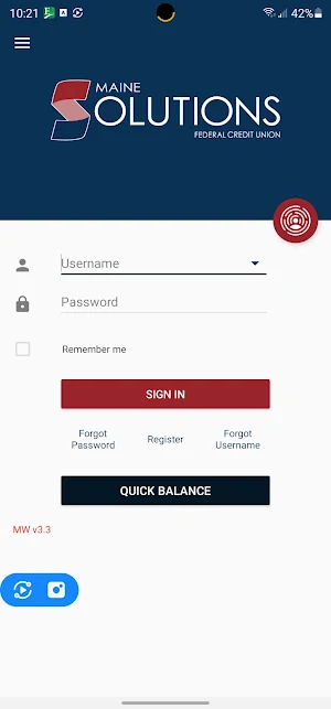 Maine Solutions FCU Mobile Screenshot 0