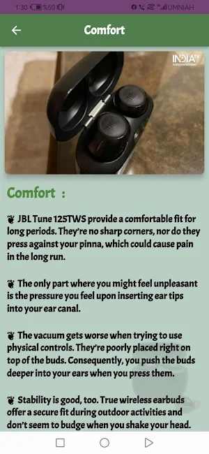 JBL Tune 125TWS Guide Screenshot 3