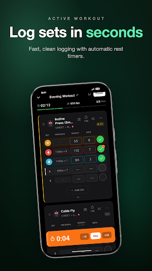 Everlift: Gym Workout Log Screenshot 1