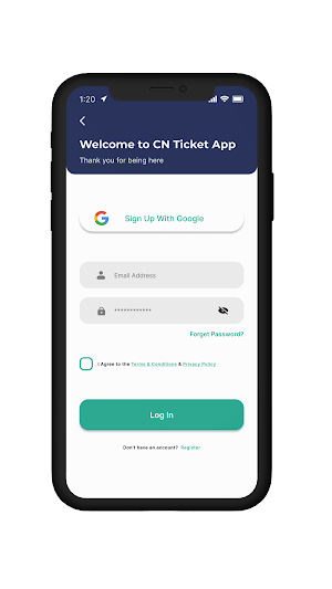 CN Tickets App Screenshot 2