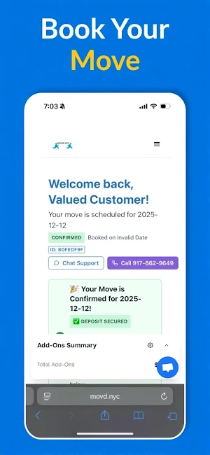 Movd NYC: NYC Moving Quotes Screenshot 3