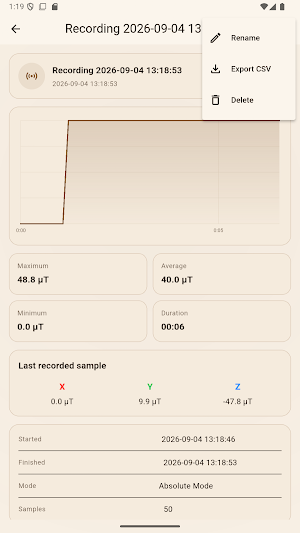 Magnetometer... Screenshot 2