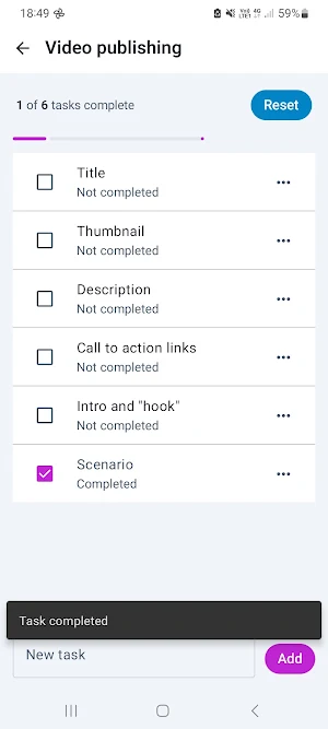 Checklisty Screenshot 1