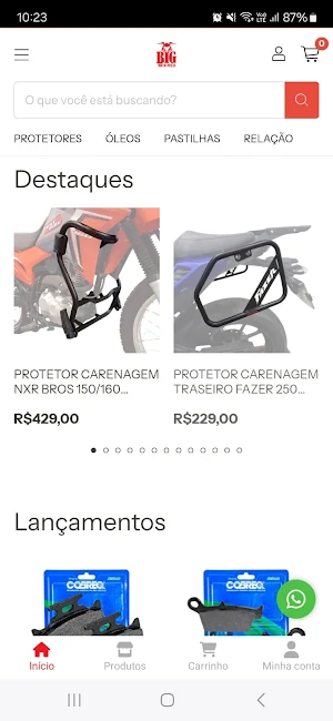 Big Moto Peças Screenshot 2